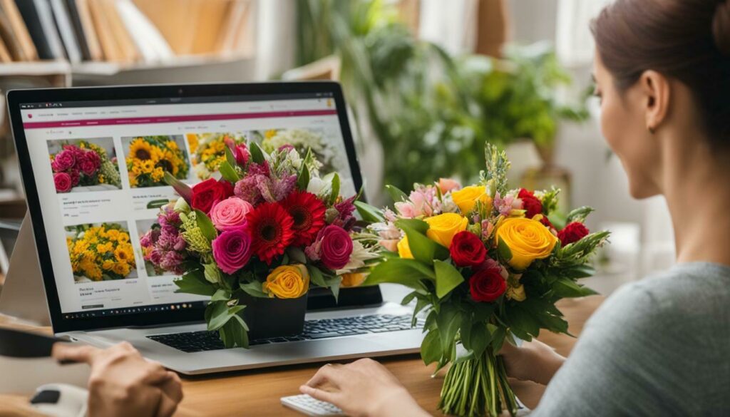 Choosing Flowers Online